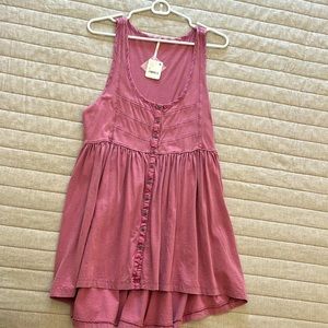 NWT Free people mini dress/cover up